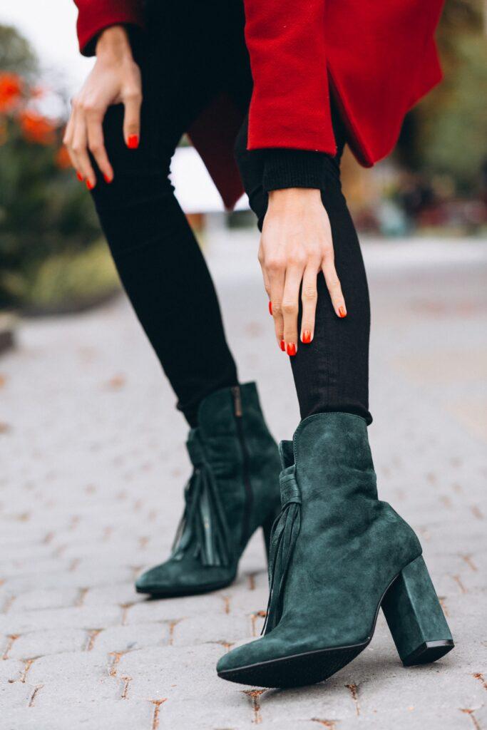 Wear Black Leggings with Ankle Boots